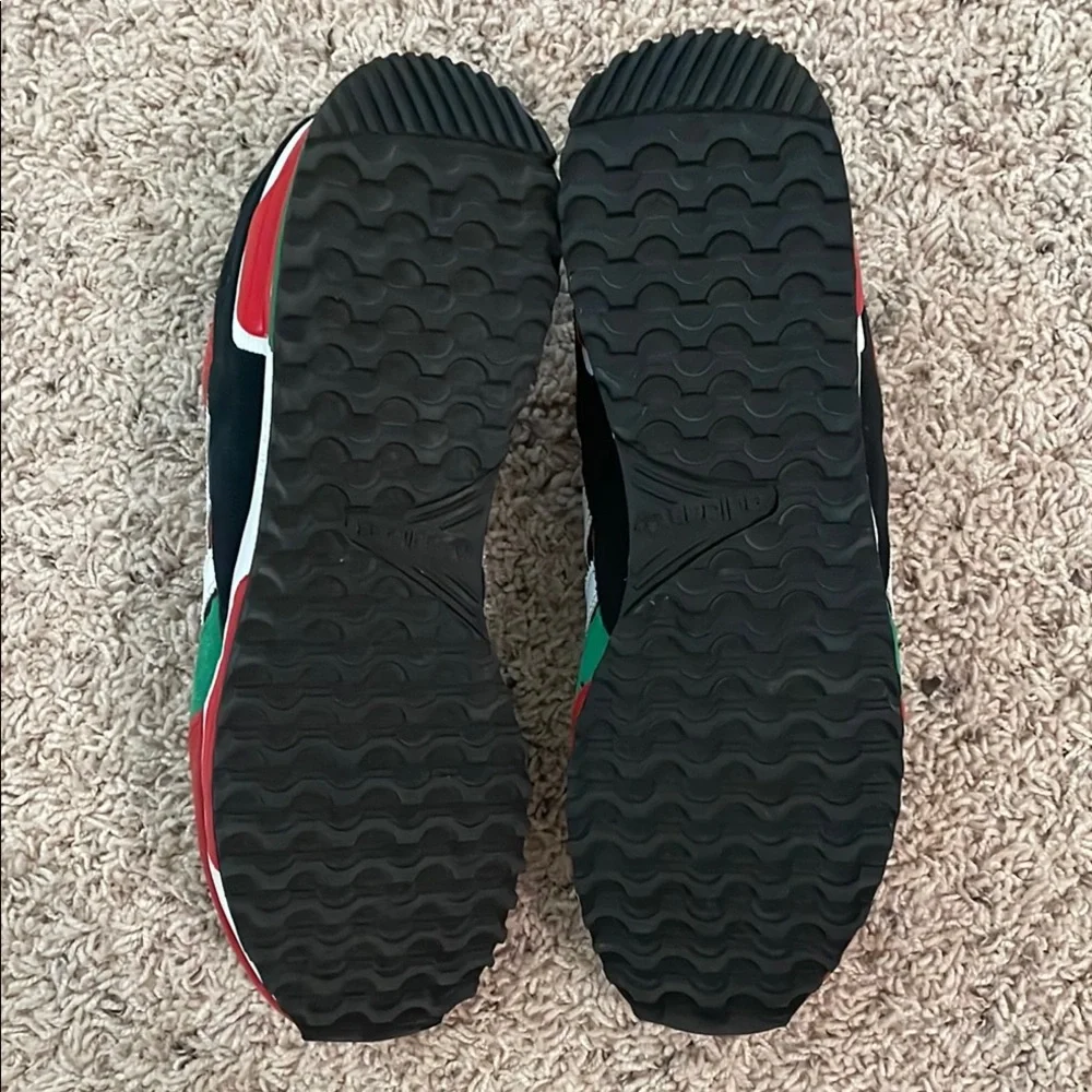 Adidas ZX750 Retro Red and Green Sneakers with Suede Mesh - Picture 4 of 9